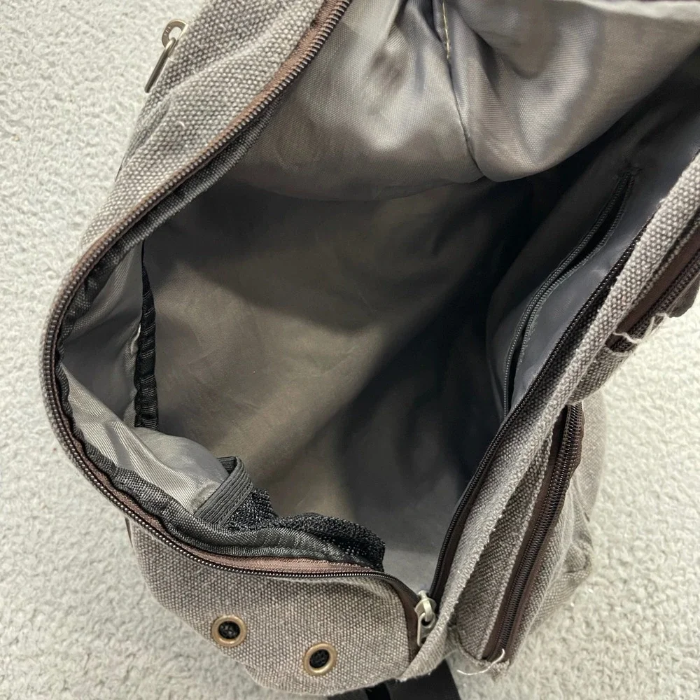 Meru Canvas Sling Backpack Crossbody Outdoor Utility Bag